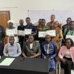 Fin de la formation et remise des attestations :    La troisième session de formation en gestion d’entreprise et inclusion à l’éducation financière.